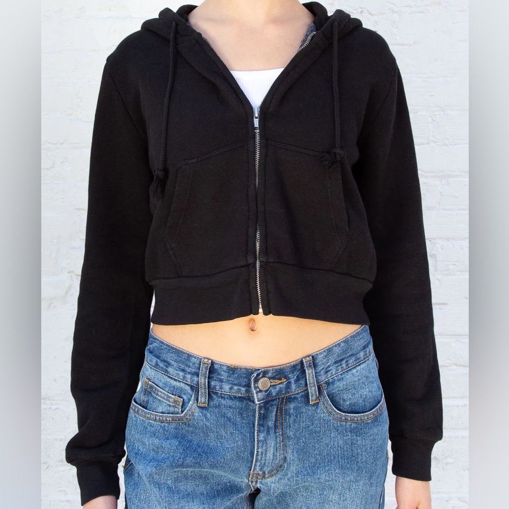 John Galt Black Crystal Hoodie